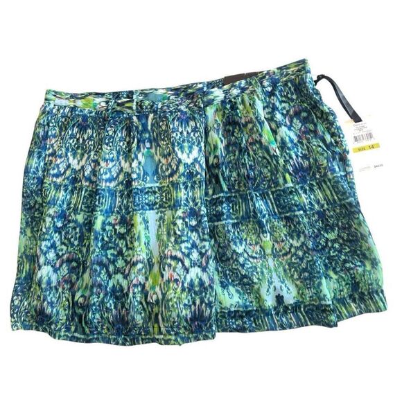Skye’s The Limit It’s Electric  Blue Print  Trouser Skort  Sz 14 NWT - Picture 1 of 4